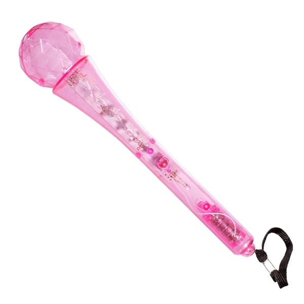 9" plastic microphone with assorted color LED lights.... from ASI 42016 Brighter Promotions Inc