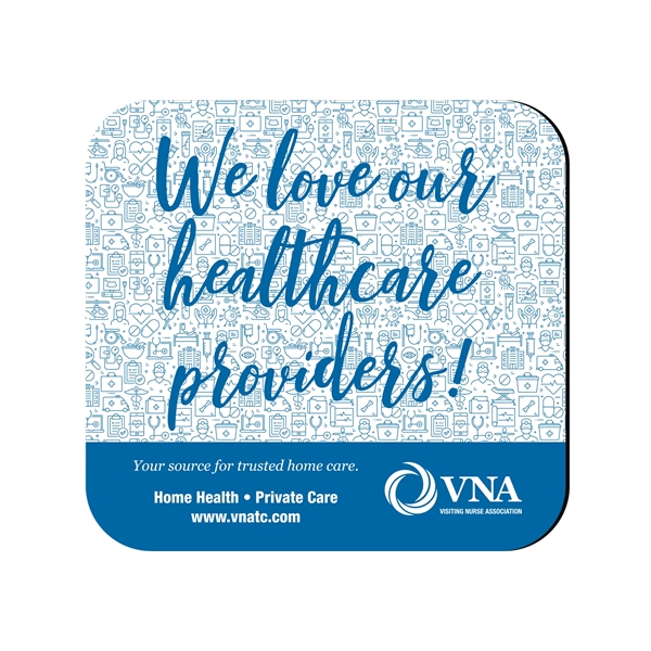 7 1/2" x 8" hard top mouse pad, 1/16" base.... from ASI 93520 Ventura Inc