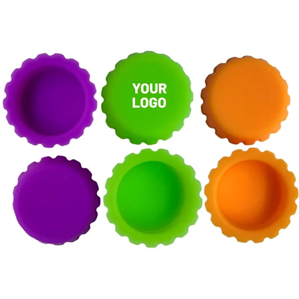 Silicone Bottle Caps plus 1 color silkscreen imprint on 1 location... from ASI 37218 Athena Promo (tm)