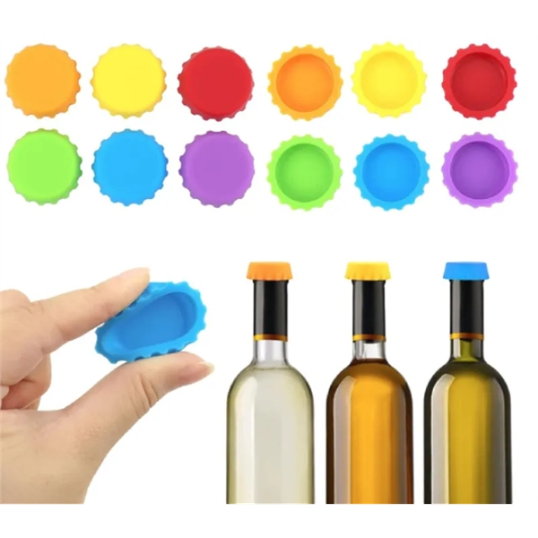 Silicone Bottle Caps plus 1 color silkscreen imprint on 1 location... from ASI 37218 Athena Promo (tm)