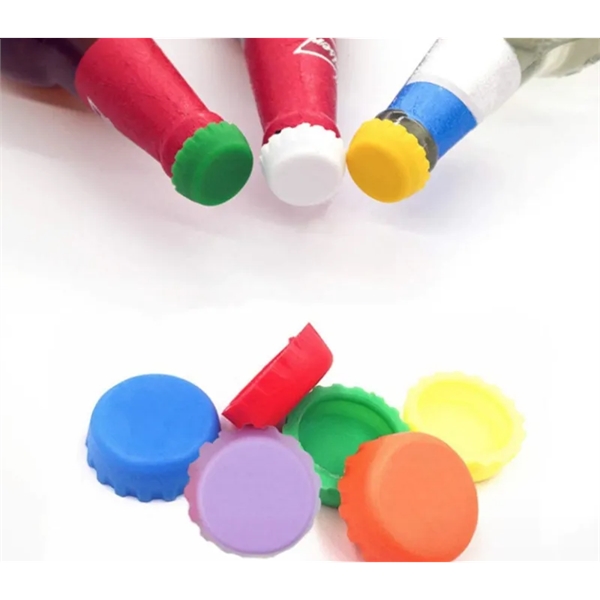 Silicone Bottle Caps plus 1 color silkscreen imprint on 1 location... from ASI 37218 Athena Promo (tm)