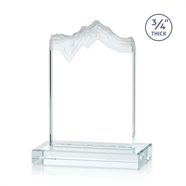 Jade crystal award carved in the shape of a mountain.... from ASI 84592 St Regis Group / St Regis