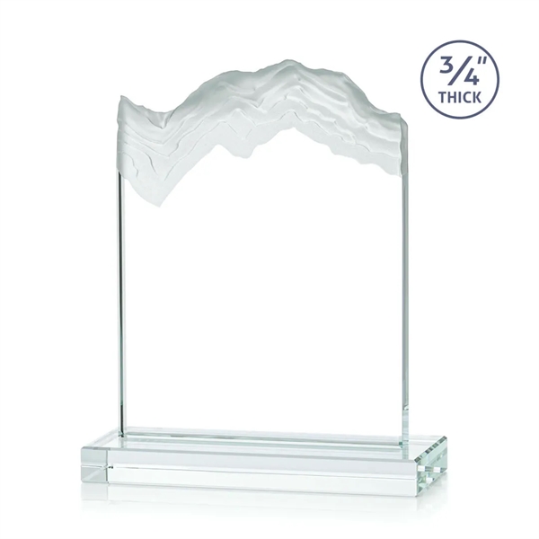 Jade crystal award carved in the shape of a mountain.... from ASI 84592 St Regis Group / St Regis