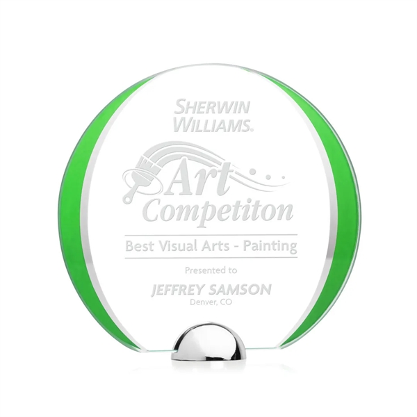 Made of Starfire Crystal, the beautiful round Stanton Award features a... from ASI 84592 St Regis Group / St Regis