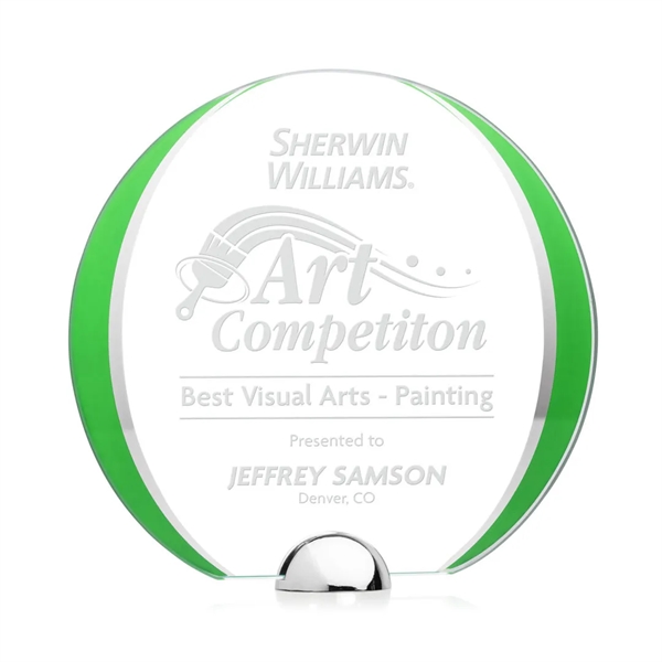 Made of Starfire Crystal, the beautiful round Stanton Award features a... from ASI 84592 St Regis Group / St Regis