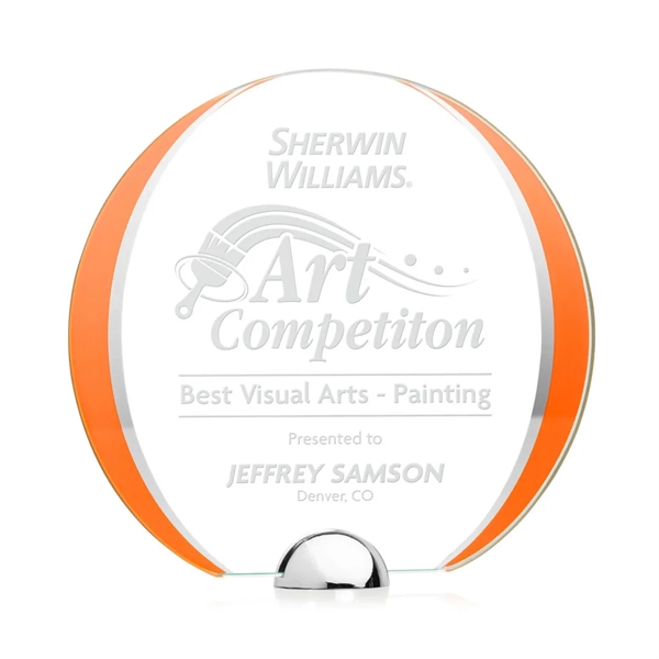 Made of Starfire Crystal, the beautiful round Stanton Award features a... from ASI 84592 St Regis Group / St Regis