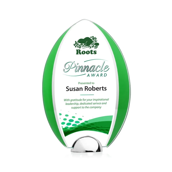 Made of Starfire Crystal, the arrowhead shaped Lincoln VividPrint™ Award features... from ASI 84592 St Regis Group / St Regis