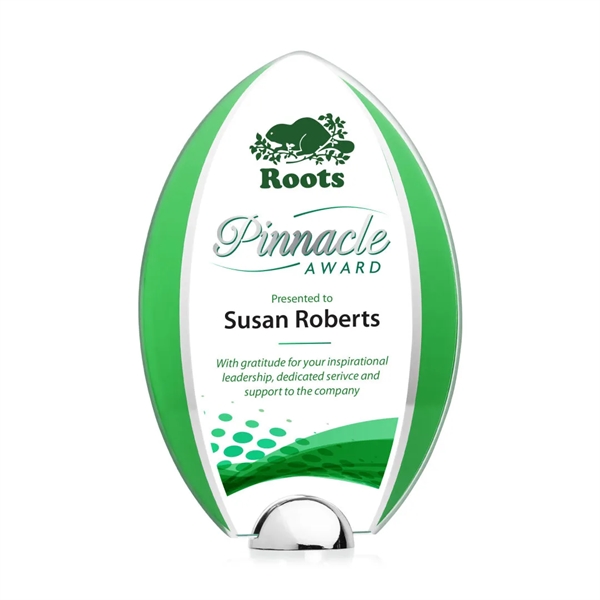 Made of Starfire Crystal, the arrowhead shaped Lincoln VividPrint™ Award features... from ASI 84592 St Regis Group / St Regis