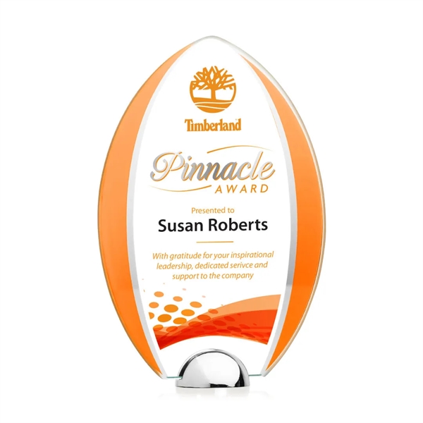 Made of Starfire Crystal, the arrowhead shaped Lincoln VividPrint™ Award features... from ASI 84592 St Regis Group / St Regis