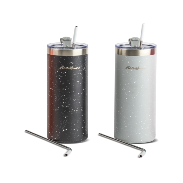 Eddie Bauer Black 42oz Palisades tumbler with straw and lid... from ASI 90503 TD Fischer