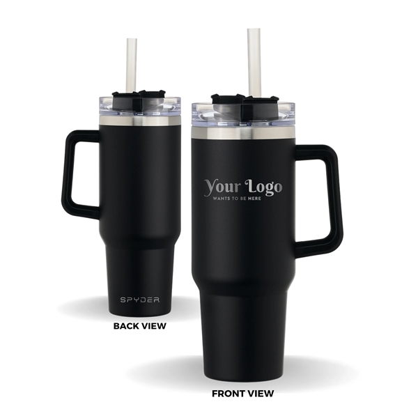 40oz Spyder Tumbler & Straw Lid... from ASI 90503 TD Fischer