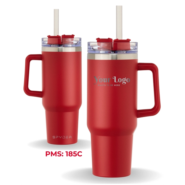 40oz Spyder Tumbler & Straw Lid... from ASI 90503 TD Fischer