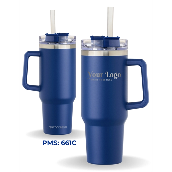 40oz Spyder Tumbler & Straw Lid... from ASI 90503 TD Fischer