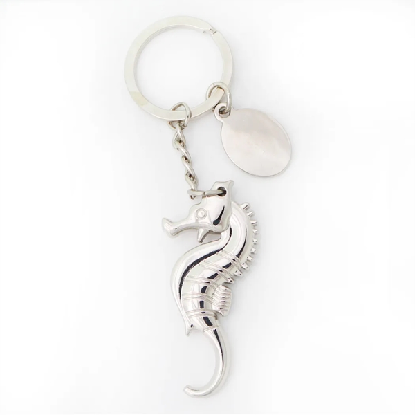 Metal Seahorse Bottle Opener Key Tag.... from ASI 31517 Admart Products / Admart Line