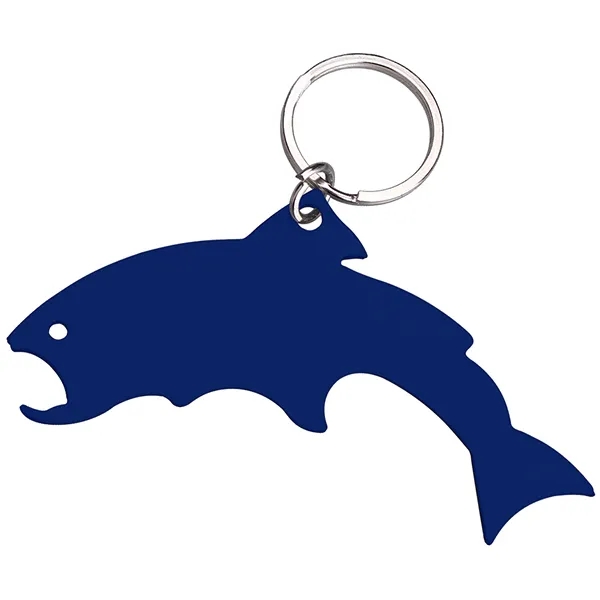 Trout stainless steel bottle opener with key chain.... from ASI 74585 Nu Promo International / Nu Promo Line