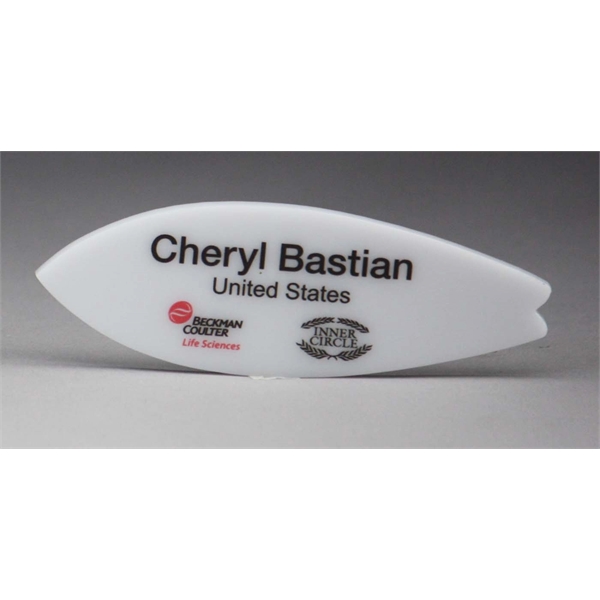 Acrylic name tags or badges measure 1" x 3" and can... from ASI 92531 Unique Custom Products / UCP