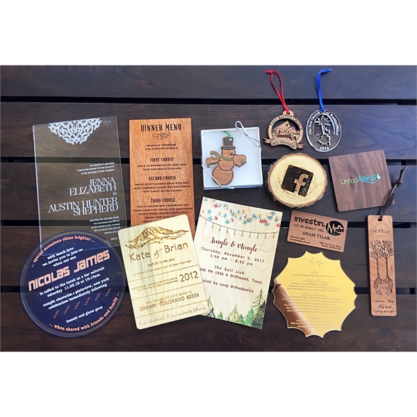 A random, sample assortment of our various, promotional products.... from ASI 92531 Unique Custom Products / UCP