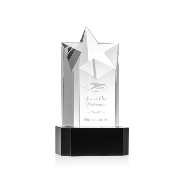 The Berkley Star Award on an Ebony Optical Crystal Base is... from ASI 84592 St Regis Group / St Regis