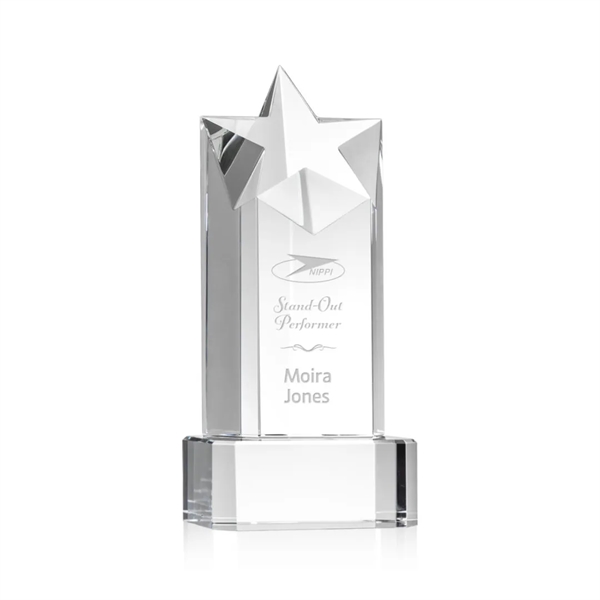 The Berkley Star Award on a Clear Optical Crystal Base is... from ASI 84592 St Regis Group / St Regis