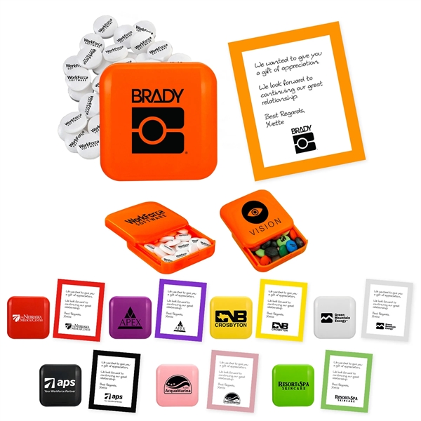 Appreciation Sliding Case of Printed Candy... from ASI 30208 A P Specialties / AP Specialties