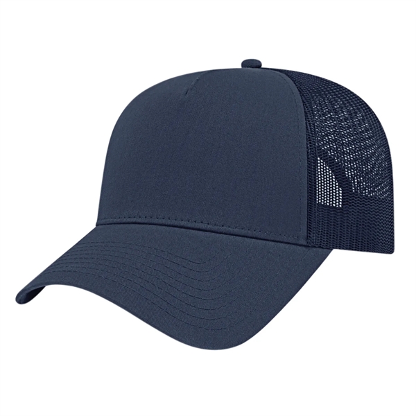 Mid profile five panel structured trucker cap... from ASI 43792 Cap America Inc
