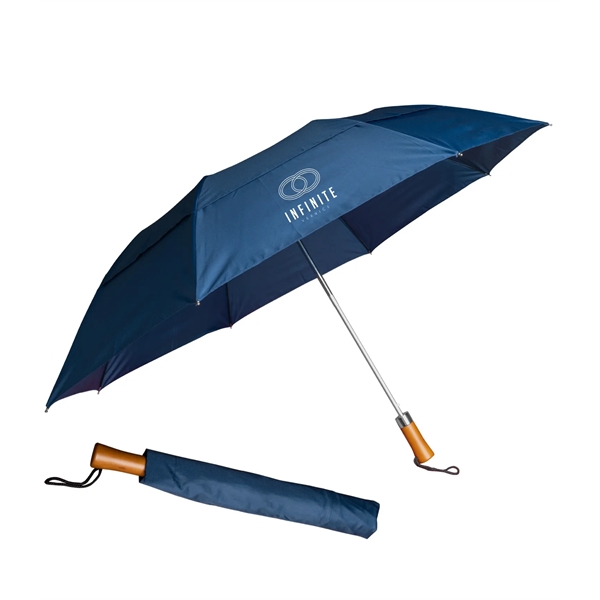 The Icon umbrella; vented and folding masterpiece is designed to keep... from ASI 76730 Peerless Umbrella Co Inc / Threads By Peerless