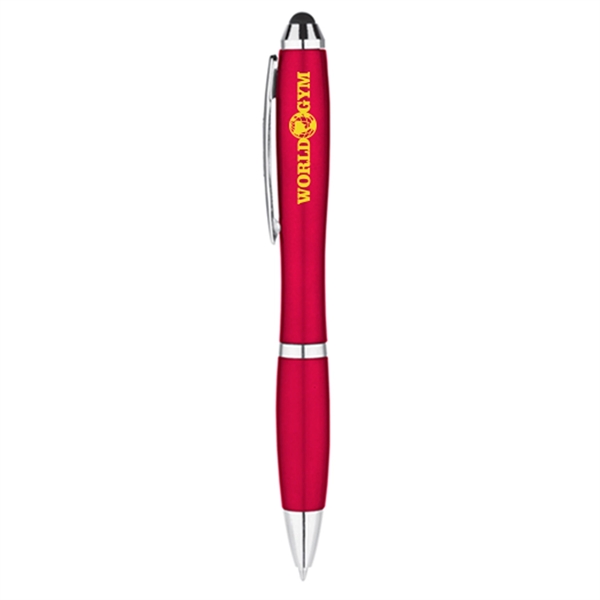 Plastic Twist Action Stylus Ballpoint Pen... from ASI 31517 Admart Products / Admart Line