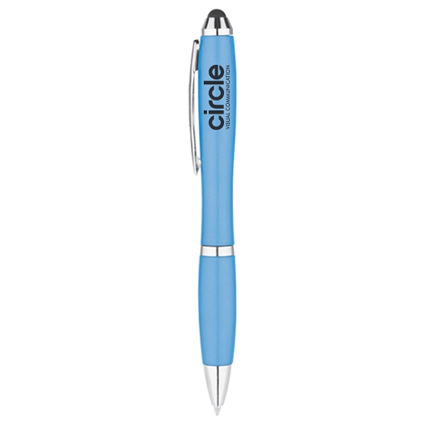 Plastic Twist Action Stylus Ballpoint Pen... from ASI 31517 Admart Products / Admart Line