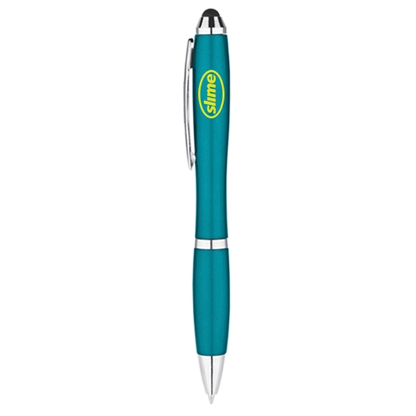 Plastic Twist Action Stylus Ballpoint Pen... from ASI 31517 Admart Products / Admart Line