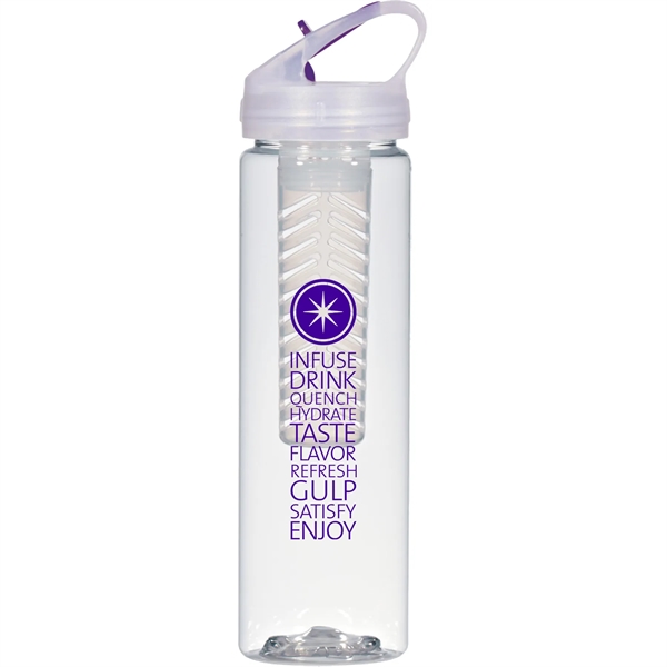 25 oz. clear bottle with a fruit infusion basket.... from ASI 80060 VisionUSA