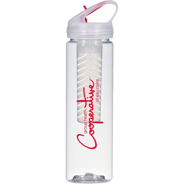 25 oz. clear bottle with a fruit infusion basket.... from ASI 80060 VisionUSA