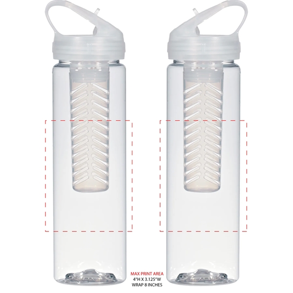 25 oz. clear bottle with a fruit infusion basket.... from ASI 80060 VisionUSA