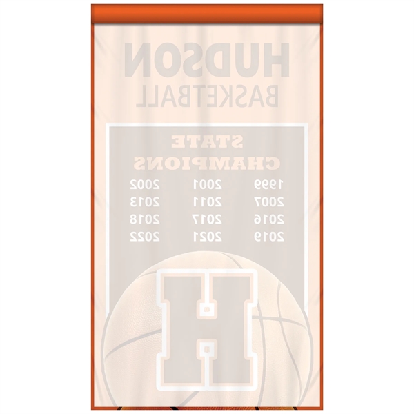 Full Color, Full Custom Sports Championship Banner Single Sided Straight Cut... from ASI 80228 Quinn