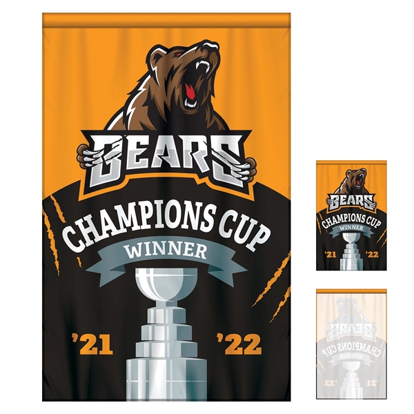 Full Color, Full Custom Sports Championship Banner Single Sided Straight Cut... from ASI 80228 Quinn