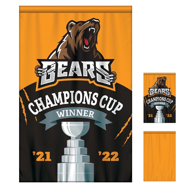 Full Color, Full Custom Sports Championship Banner Single Sided With Backliner... from ASI 80228 Quinn
