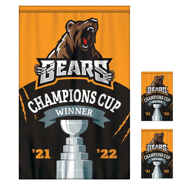 Full Color, Full Custom Sports Championship Banner Double Sided Straight Cut... from ASI 80228 Quinn