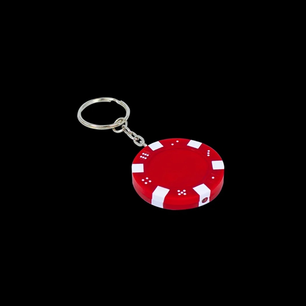 Casino poker chip flashlight keychain.... from ASI 31517 Admart Products / Admart Line