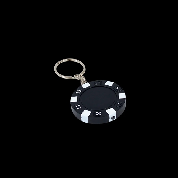 Casino poker chip flashlight keychain.... from ASI 31517 Admart Products / Admart Line