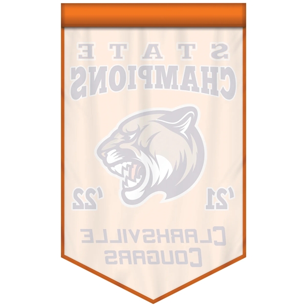 Full Color, Full Custom Sports Championship Banner Single Sided V-Cut... from ASI 80228 Quinn