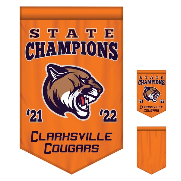 Full Color, Full Custom Sports Championship Banner Single Sided With Backliner... from ASI 80228 Quinn