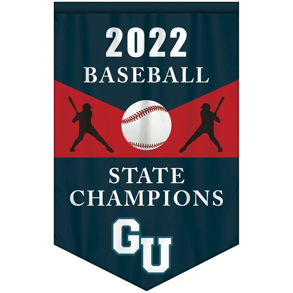 Full Color, Full Custom Sports Championship Banner Single Sided V-Cut... from ASI 80228 Quinn