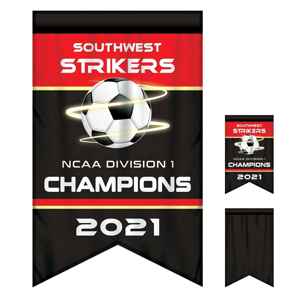 Full Color, Full Custom Sports Championship Banner Single Sided With Backliner... from ASI 80228 Quinn