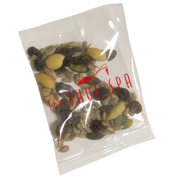 1/2 oz. snack pack filled with raisin nut trail mix.... from ASI 44900 NC Custom (CI/Lanco)