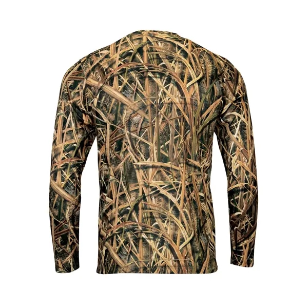Paragon Oxford Performance Camo Print Long Sleeve T-Shirt... from ASI 84358 S&S Activewear
