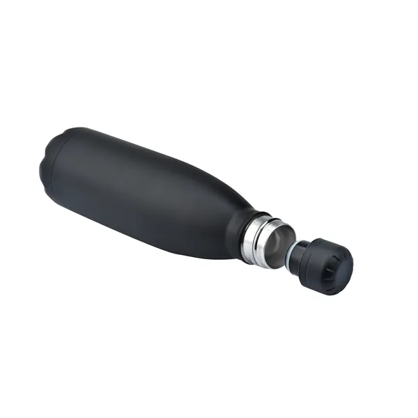 10" x 2.7" 17-ounce capacity stainless steel soda bottle-shaped insulated sports... from ASI 36558 Aprons, Etc.