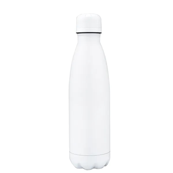 10" x 2.7" 17-ounce capacity stainless steel soda bottle-shaped insulated sports... from ASI 36558 Aprons, Etc.
