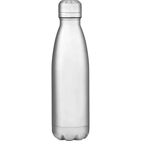 10" x 2.7" 17-ounce capacity stainless steel soda bottle-shaped insulated sports... from ASI 36558 Aprons, Etc.