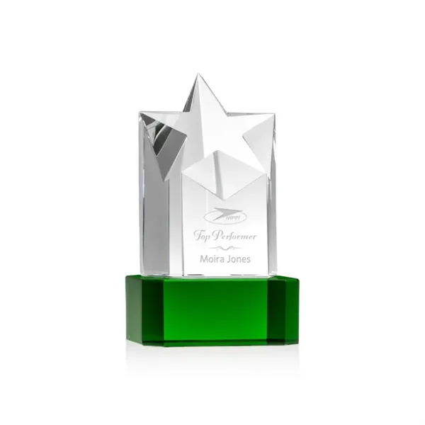 The Berkley Star Award on an Emerald Optical Crystal Base is... from ASI 84592 St Regis Group / St Regis
