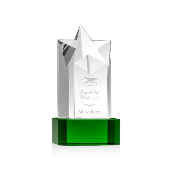 The Berkley Star Award on an Emerald Optical Crystal Base is... from ASI 84592 St Regis Group / St Regis