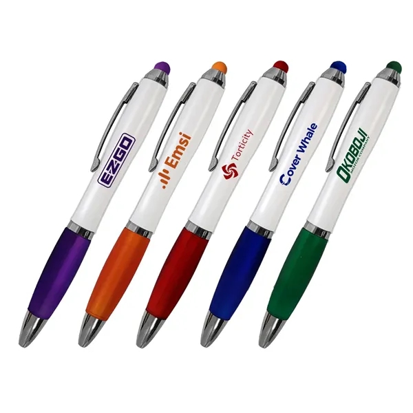 Elegant Stylus Tip Ballpoint Pen - Ready Inventory in New Jersey... from ASI 45100 Chulani Promotional Products, Inc / Competitive Edge Innovations/Chulani